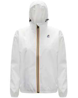 K-Way Weiße wasserdichte windjacke
