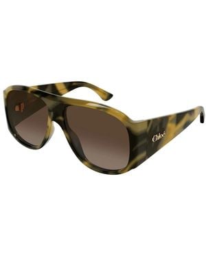 Chloé Aviator Zonnebril - Bruin