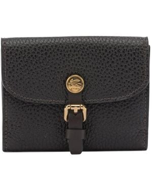 Etro Pony Geldbörse - Schwarz