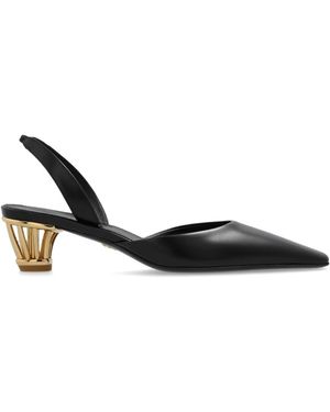 Ferragamo Court Shoes - Black