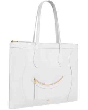 Celine Flat Cabas New Luggage - Wit