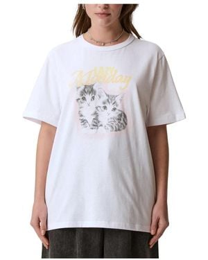 Des Petits Hauts Oversized T-Shirt - Wit