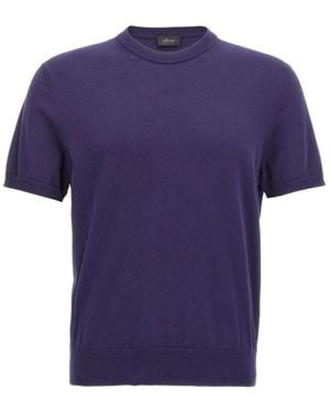 Brioni T-Shirts - Purple