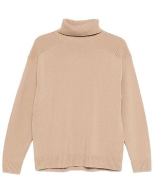 Seventy Beiger Pullover Aw25 Luxuriöse Mischung - Natur