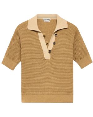 JW Anderson Polo Shirts - Natural
