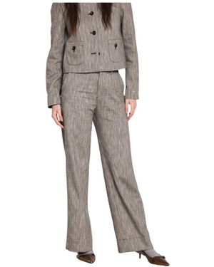 Mason's Wide Trousers - Grey