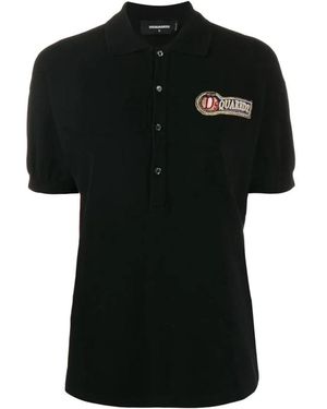 DSquared² Polo Shirts - Black