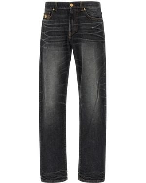 Versace Straight Fit Jeans - Grey