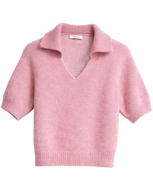Opal Studio V-Neck Knitwear - Pink