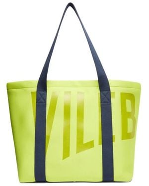 Vilebrequin Große Solid -Strandtasche Aus Neopren - Gelb