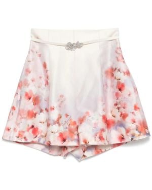 Zimmermann Short Shorts - Red