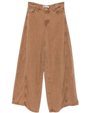 Lois Wide Leg Jeans - Bruin