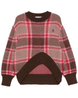The Attico Round-Neck Knitwear - Rojo