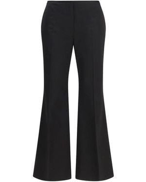 TOTEME Kick Flare Raw-Edge Hose - Schwarz