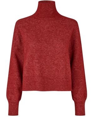 Samsøe & Samsøe Truien & Vesten ,Rood ,Wol Nola T-N 7355