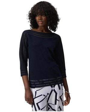 Joseph Ribkoff Long Sleeve Tops - Azul