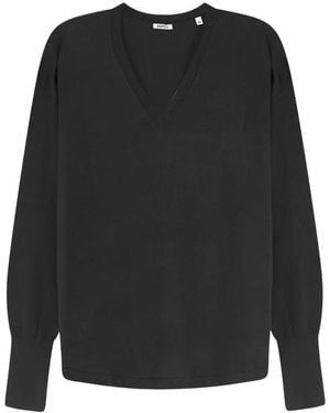 Aspesi V-Neck Knitwear - Negro