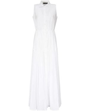 Alberto Audenino Shirt Dresses - White