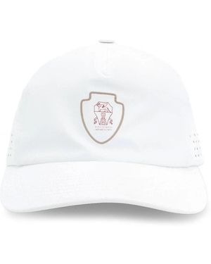 Brunello Cucinelli Baseballpet Met Logo - Wit