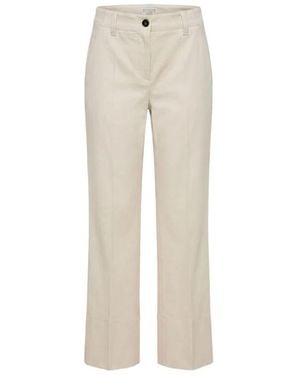 Brunello Cucinelli Wide Trousers - Neutro