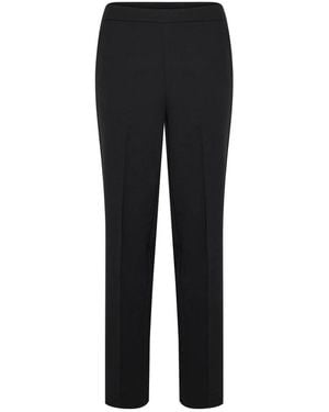 Kaffe Straight Trousers - Black