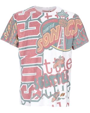 Mitchell & Ness T-Shirts - Rosa
