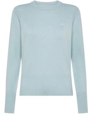 Sun 68 Round-Neck Knitwear - Azul