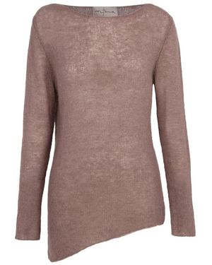 Cortana Round-Neck Knitwear - Brown