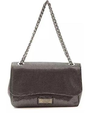 Pompei Donatella Borsa a tracolla in pelle grigia - Grigio