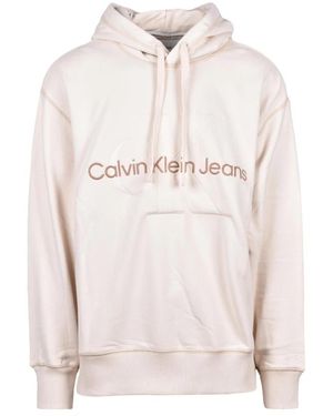 Calvin Klein Felpa di cotone - Rosa