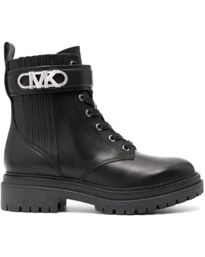 Michael Kors Lace-Up Boots - Black