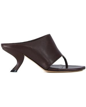 Vic Matié Heeled Mules - Braun