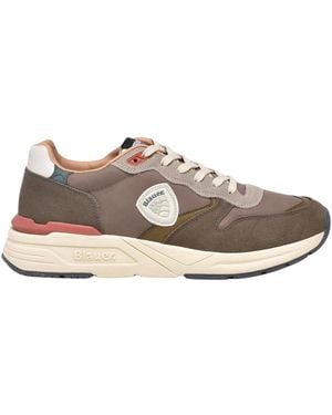Blauer Sneaker - Grau