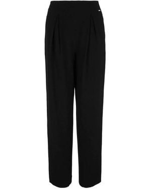 ARMANI EXCHANGE Wide Trousers - Black
