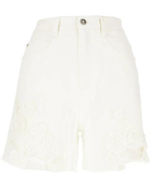 Ermanno Scervino Short Shorts - White