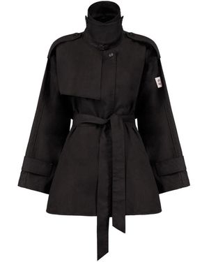 AFTER LABEL Stilvolle Schwarze Oberbekleidung Jacke
