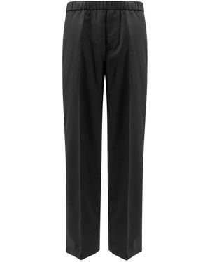 Seven Gauge Lichtgewicht Wollen Broek - Zwart