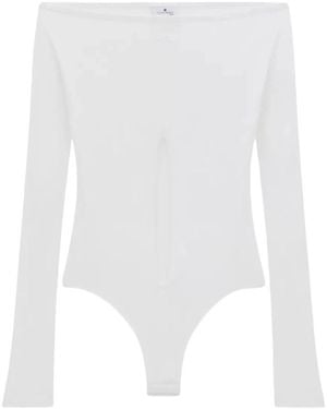 Courreges Cut-Out Bodysuit - Wit