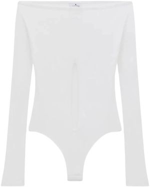 Courreges Cut-Out Bodysuit - Wit