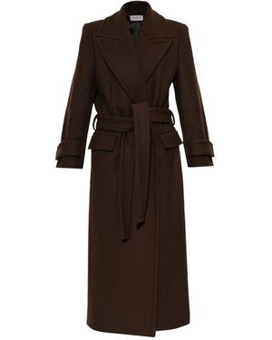 Balmain Woljas Met Ceintuur - Bruin