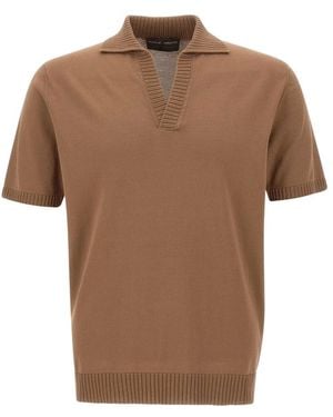FILIPPO DE LAURENTIIS Polo Shirts - Marrón