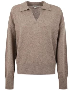 REMAIN Birger Christensen V-Neck Knitwear - Grigio