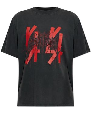 44 Label Group Bedruikt T-Shirt - Zwart