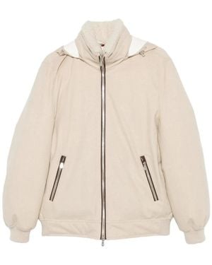 Brunello Cucinelli Faux Fur & Shearling Jackets - Neutro