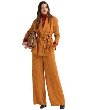 Maliparmi Wide Trousers - Brown