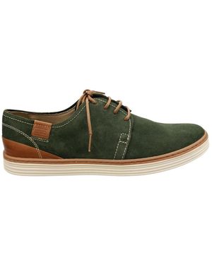 Camel Active Schoenen ,Groen ,Leer Copa Lace-Up Sneaker