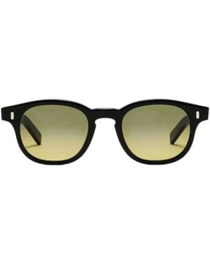 Lgr Accessoires ,Zwart ,Fez Bold Zonnebril - Groen