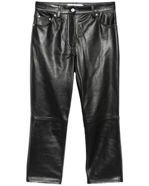 IRO Broeken ,Zwart ,Leer Gateway Leren Broek - Grijs