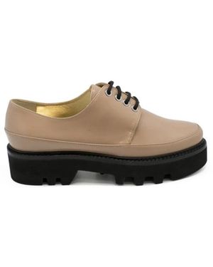 Walter Steiger Smoking Schnürschuhe - Natur