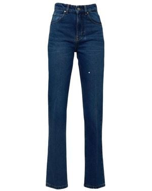Victoria Beckham Straight Fit Jeans - Blue